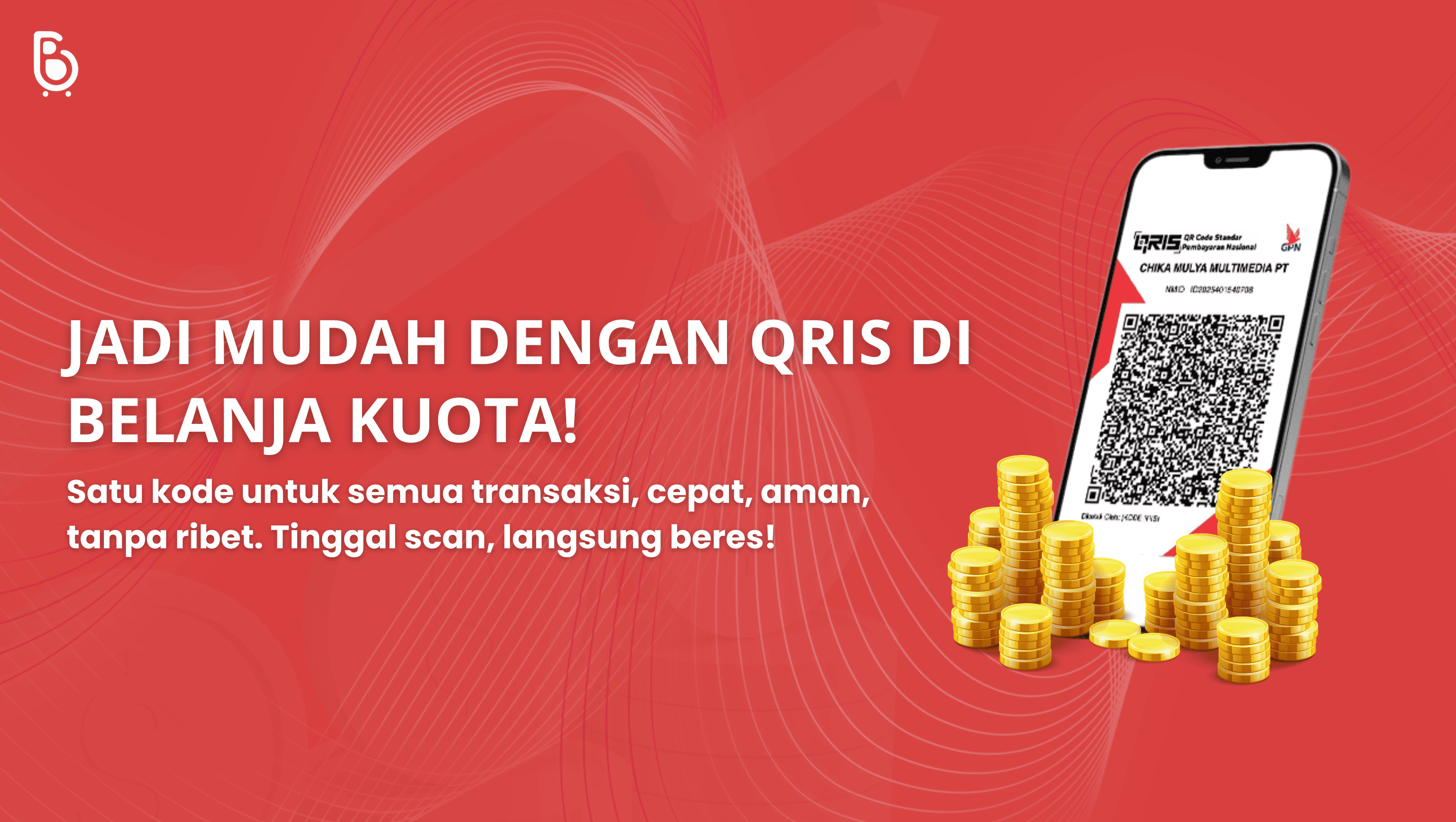 CARA MUDAH PENDAFTARAN QRIS BELANJA KUOTA